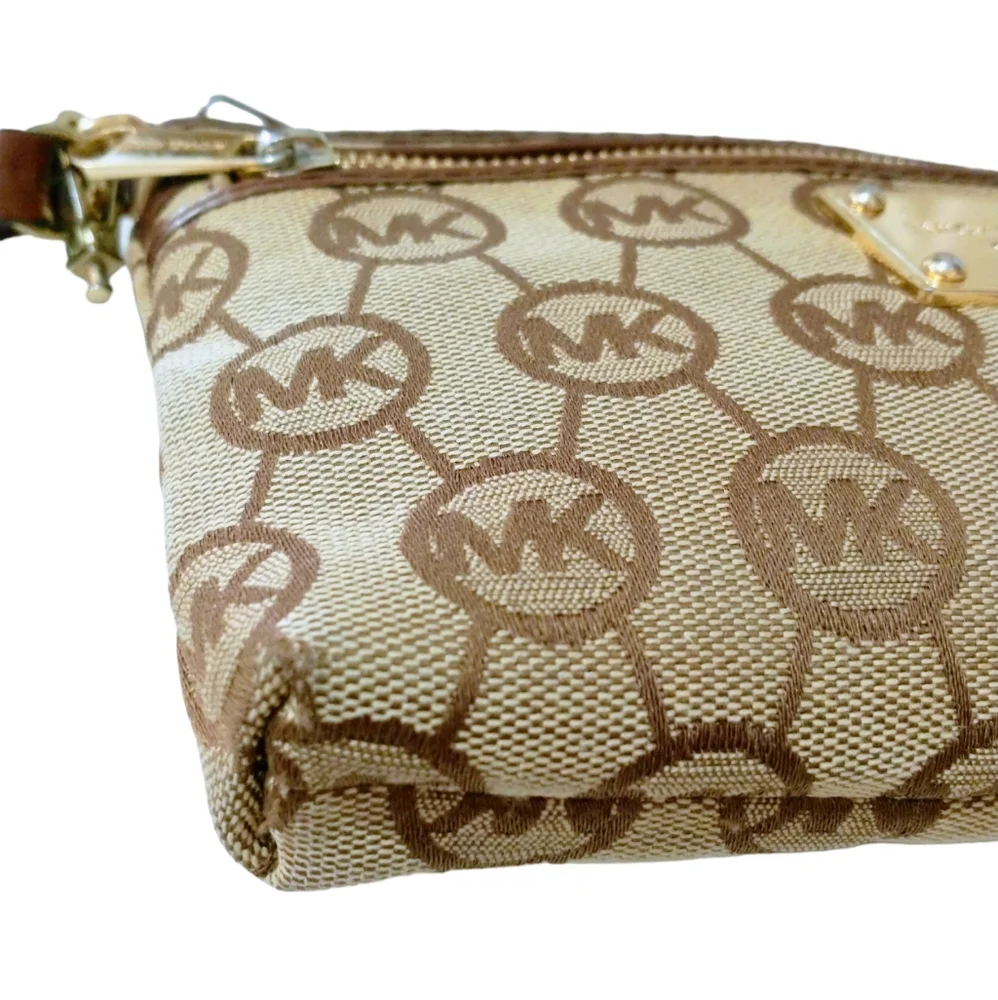 Michael Kors Monogram Wristlet.